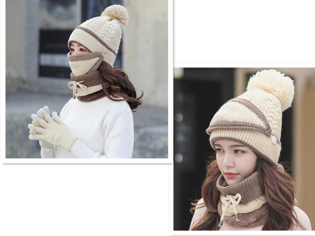 Youth/Kids Hat and Scarf Knit Set