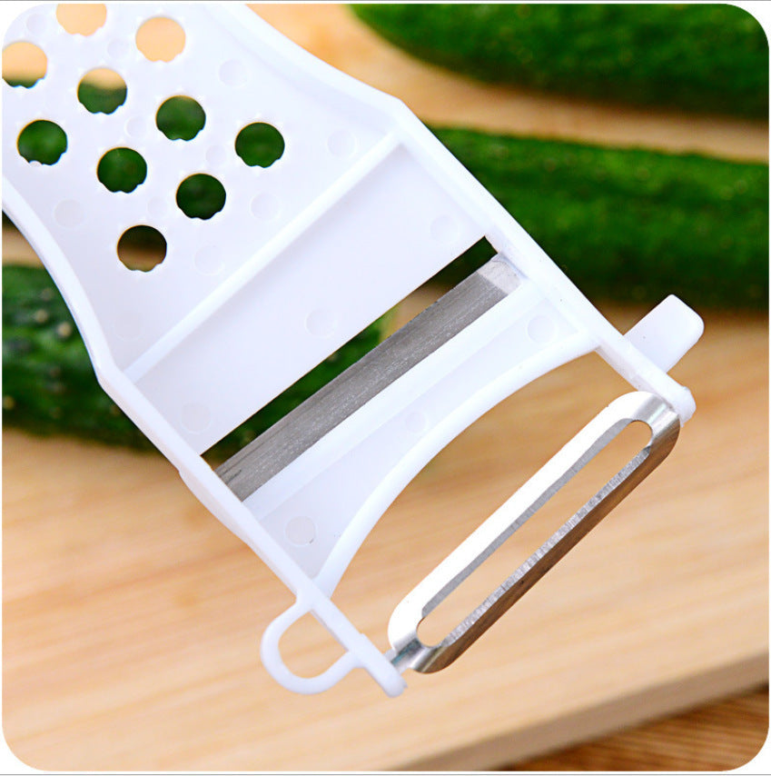 Compact Camping Vegetable Cutter Scrubber Grater Slicer