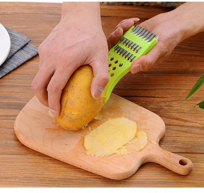 Compact Camping Vegetable Cutter Scrubber Grater Slicer