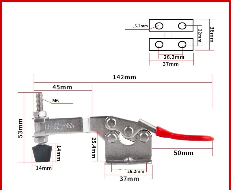 Quick Clamp Horizontal Jig