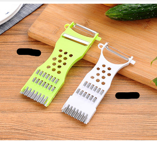 Compact Camping Vegetable Cutter Scrubber Grater Slicer