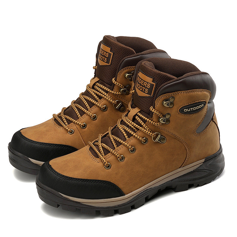 Insulated Leather Winter Hiking Boots